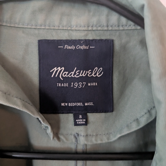 Madewell Women's Full Zip Fleet Utility Jacket Size‎ Small - Picture 2 of 7